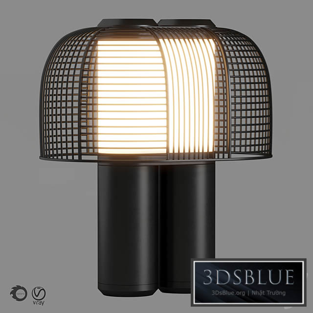 Table lamp YASUKE DCW éditions 3DS Max - thumbnail 3