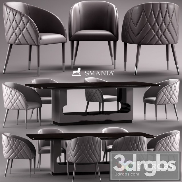 Smania Amal Table and Chair 3dsmax Download