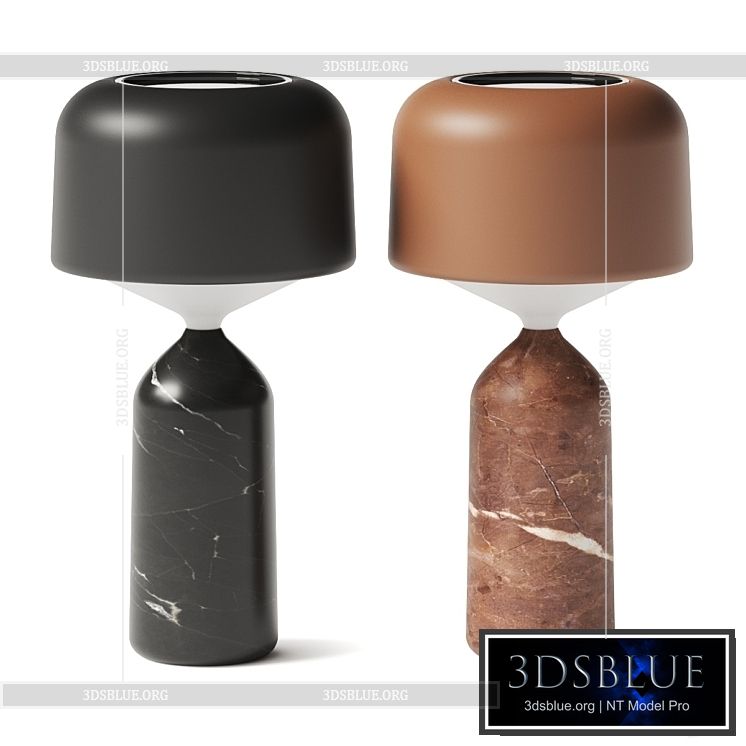 Gloster Ambient Pebble Table Lamp 3DS Max - thumbnail 3