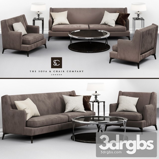 The Sofa Chair Company Christopher Guy Sofa Set 3dsmax Download - thumbnail 1