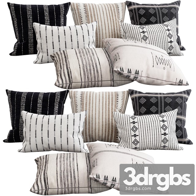 Decorative Pillows 77 3dsmax Download - thumbnail 1