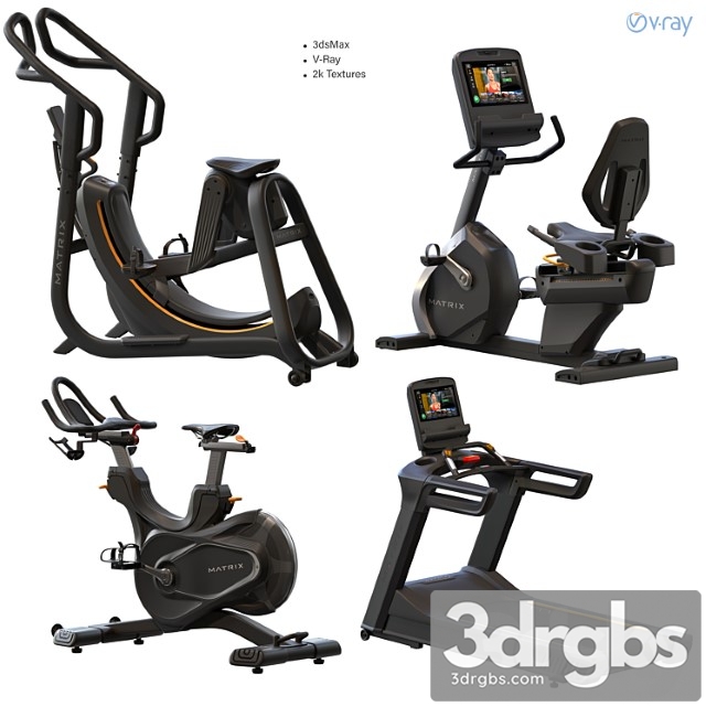 Matrix Fitness For Exercise Gym 2 3dsmax Download - thumbnail 1