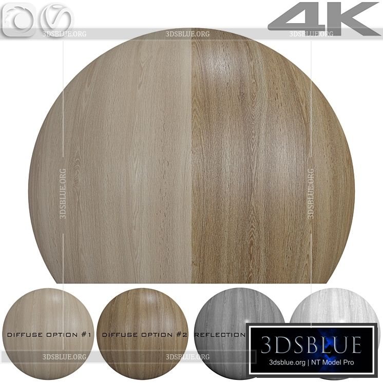 Wood texture – Oak ?5 3DS Max - thumbnail 3