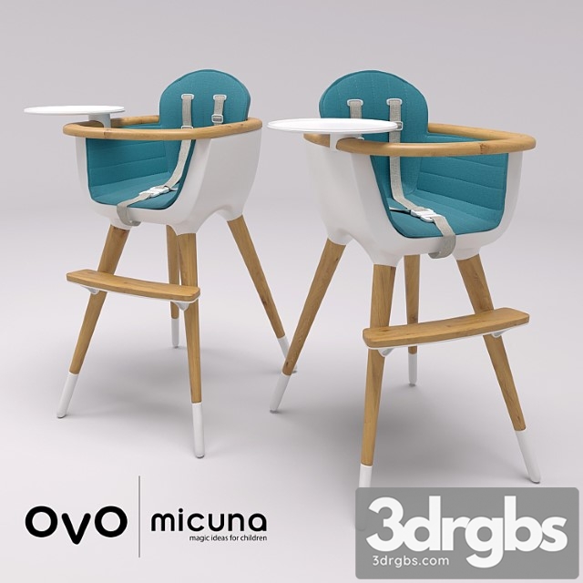 Micuna ovo max luxe high chair 2 3dsmax Download - thumbnail 1