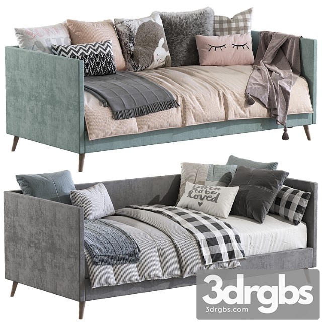 Addison Daybed Sofa Bed 3dsmax Download - thumbnail 1