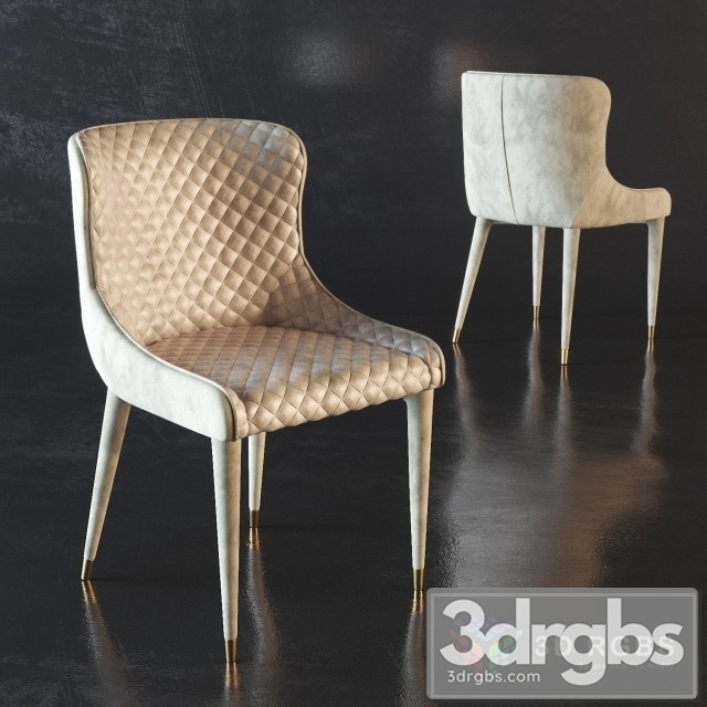 Dining Chair Signal Meble Colin Beige 3dsmax Download - thumbnail 1