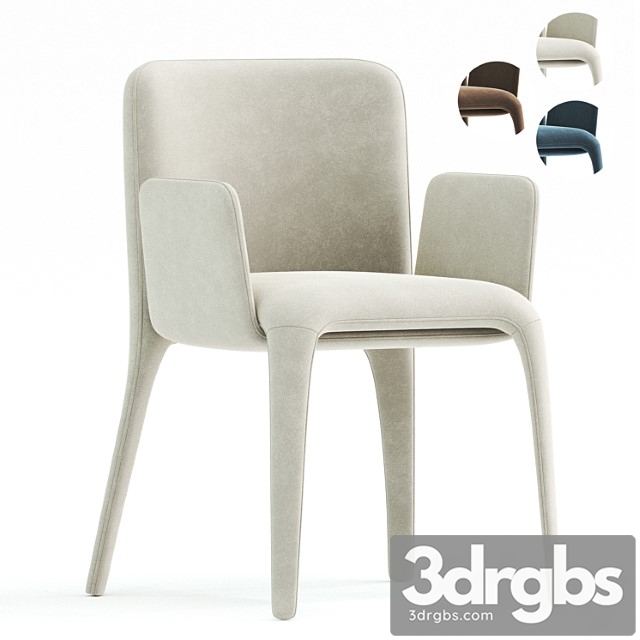 Modern Dining Chair 3dsmax Download - thumbnail 1