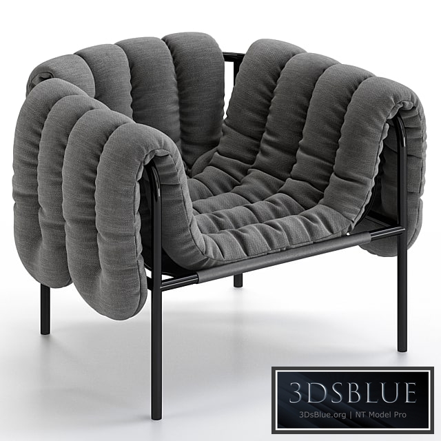 Puffy Lounge Chair 3DS Max - thumbnail 3