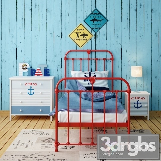 Maison Pirate Bed 3dsmax Download - thumbnail 1