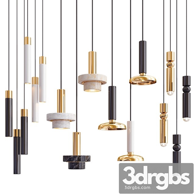 Four Hanging Lights 34 Exclusive 3dsmax Download