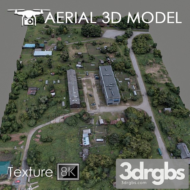 Residential area 62 3dsmax Download - thumbnail 1