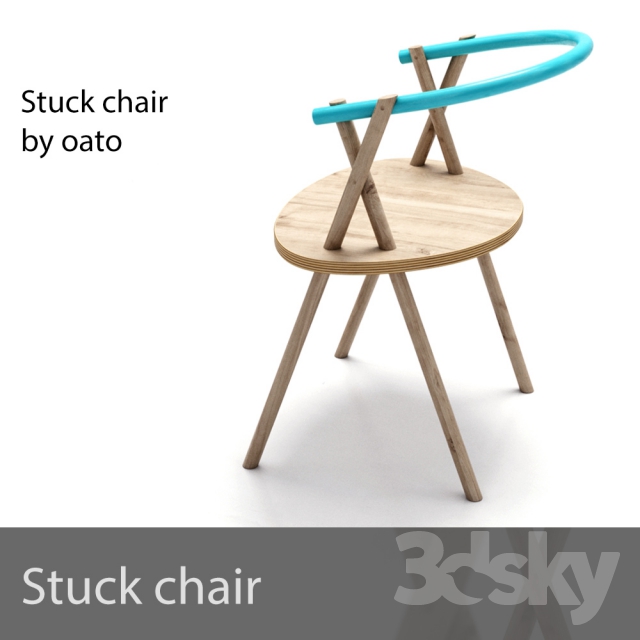Stuck Chair 3DS Max - thumbnail 3
