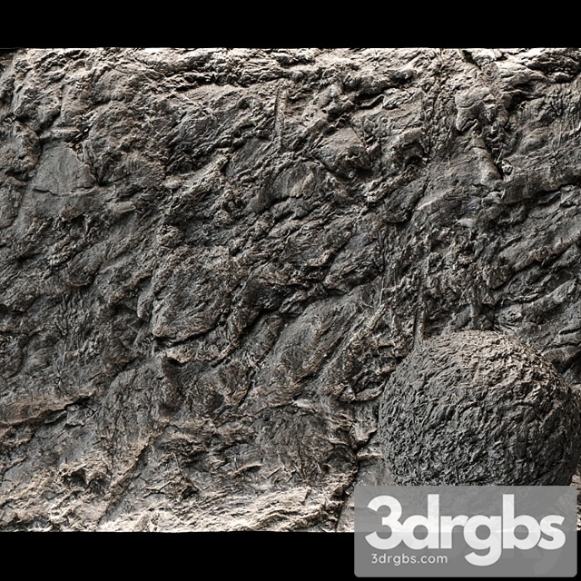 Stone Cliff Wall 4 3dsmax Download