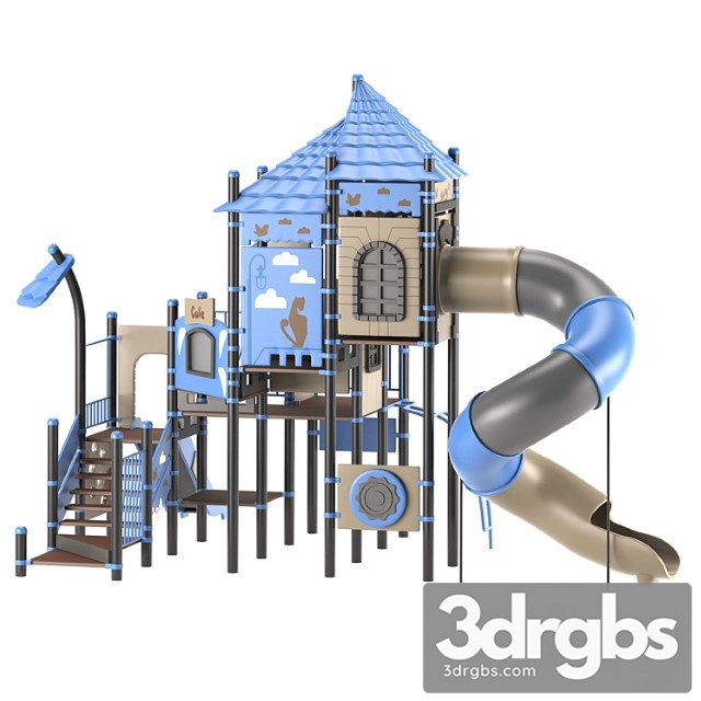 Childrens Play Complex 10 3dsmax Download - thumbnail 1