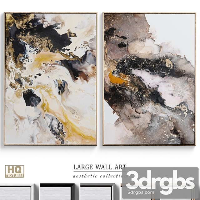 Abstract Neutral Wall Art C 360 3dsmax Download - thumbnail 1