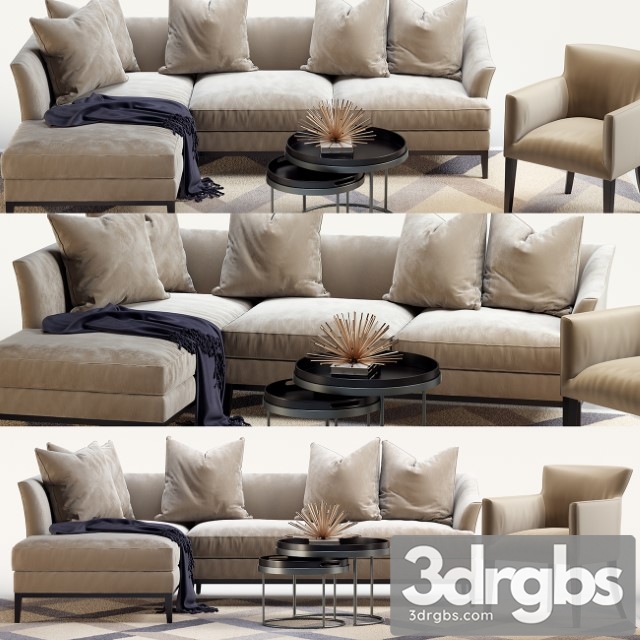 The Sofa and Chair Company Set 2 3dsmax Download - thumbnail 1