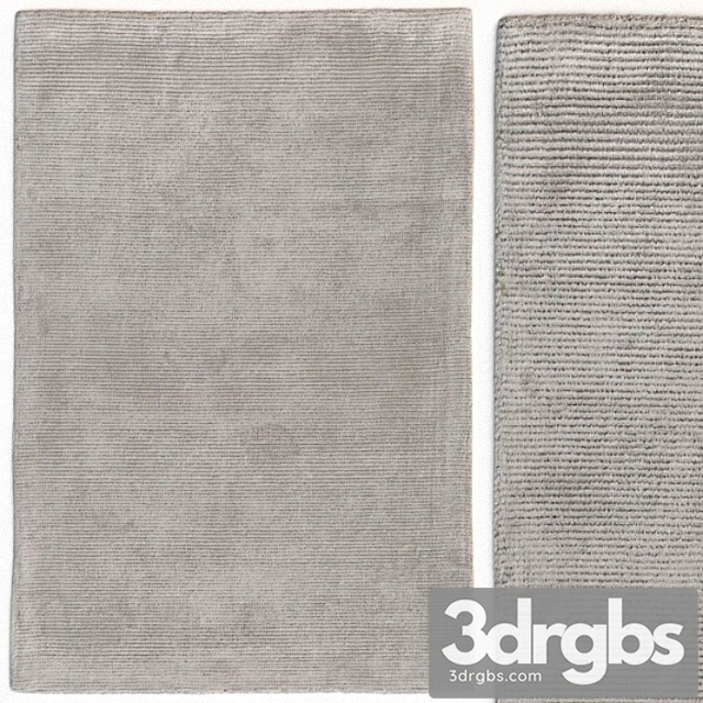Carpet Benuta Lines Viscose Grey Rug 3dsmax Download - thumbnail 1