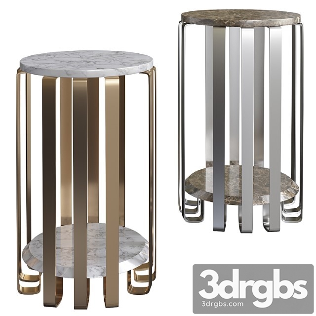 Grilli Jazz Tall Round Side Table 3dsmax Download - thumbnail 1