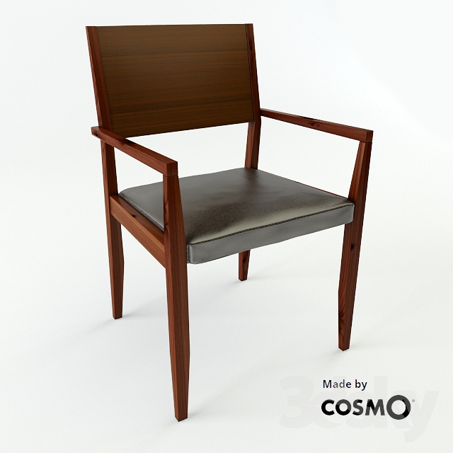 Cosmo Dining chair L02208 3DS Max - thumbnail 3
