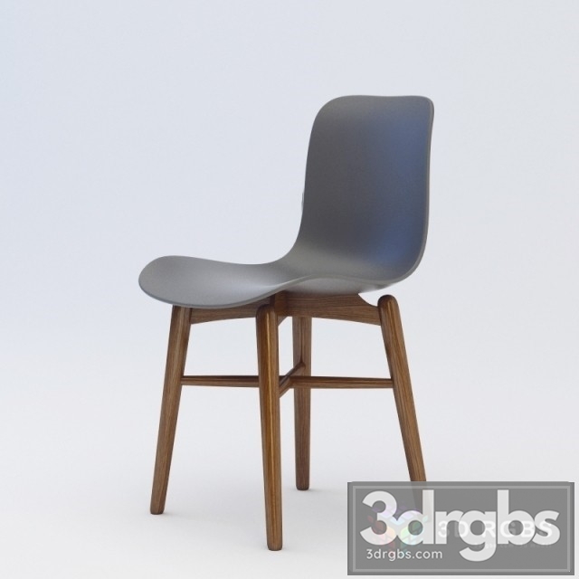 NORR11 Langue Dining Chair 3dsmax Download - thumbnail 1