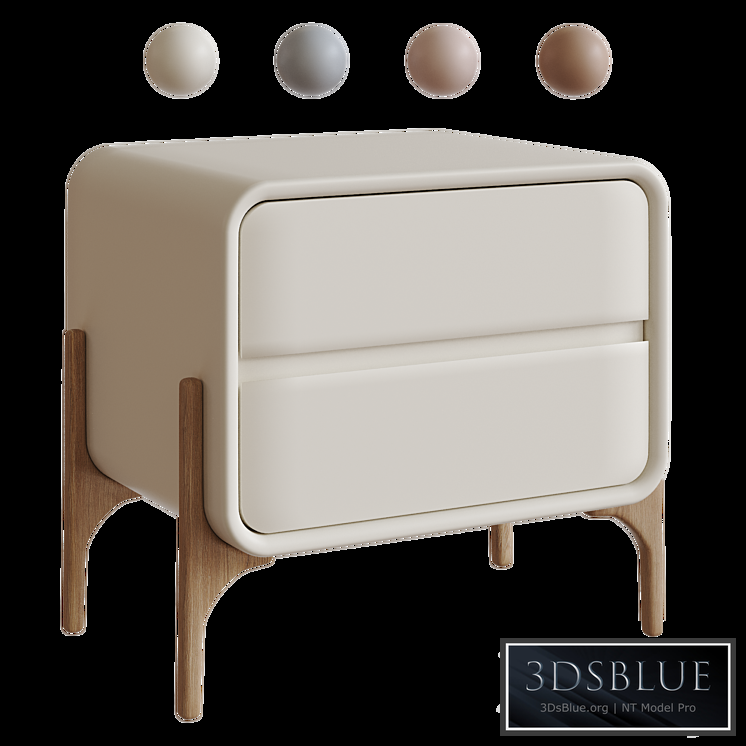 Modern Nightstand 3DS Max - thumbnail 3