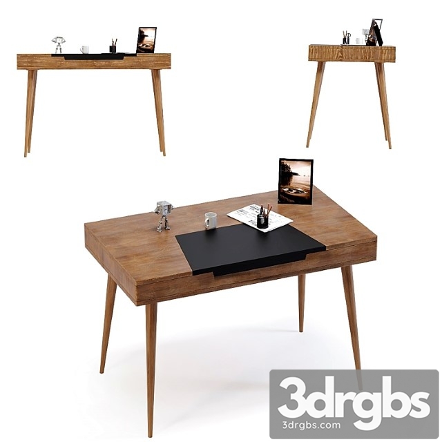 Writing desk happy stay 2 3dsmax Download - thumbnail 1