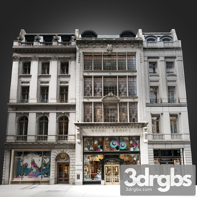 Facade Vol 8 Luxury Store 3dsmax Download - thumbnail 1