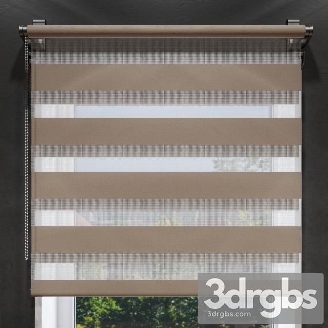 Curtain Blind Day Night Animated 3dsmax Download - thumbnail 1