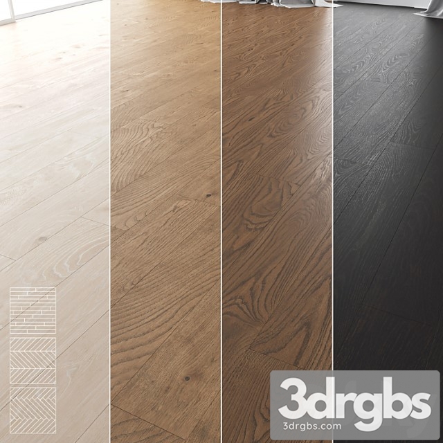 Wood floor set 01 3dsmax Download - thumbnail 1