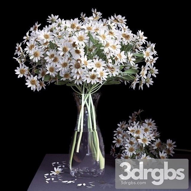 Bouquet Flowers Vase 18 3dsmax Download - thumbnail 1