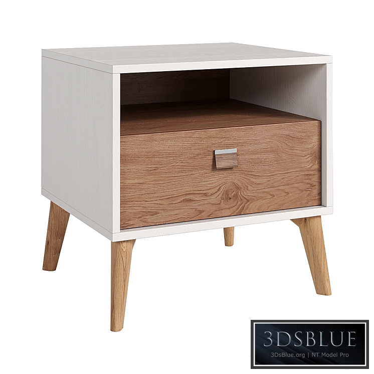 Bedside cabinet MAYER 3DS Max - thumbnail 3
