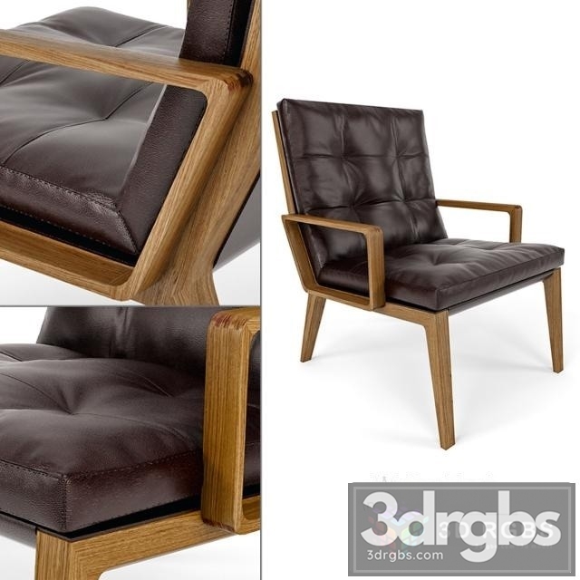 Walter Knoll Andoo Lounge Chair 3dsmax Download - thumbnail 1