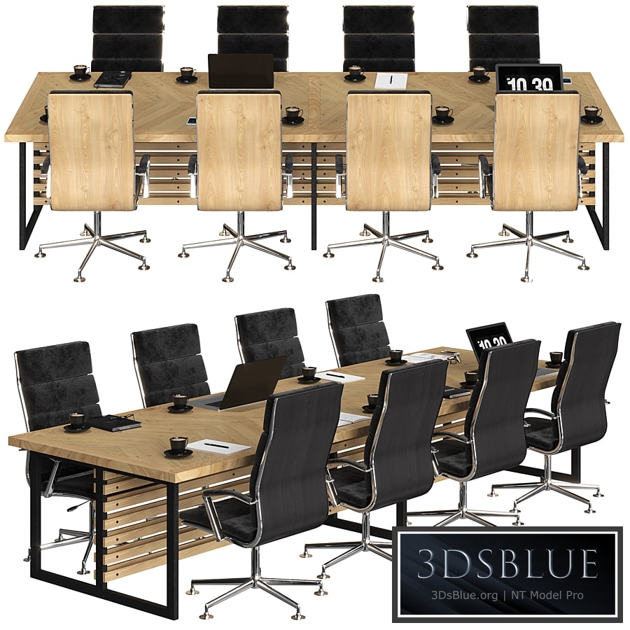 conference table modern 3DS Max - thumbnail 3