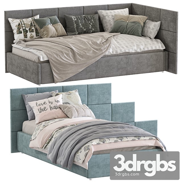 Contemporary Style Sfa Bed 6 3dsmax Download - thumbnail 1