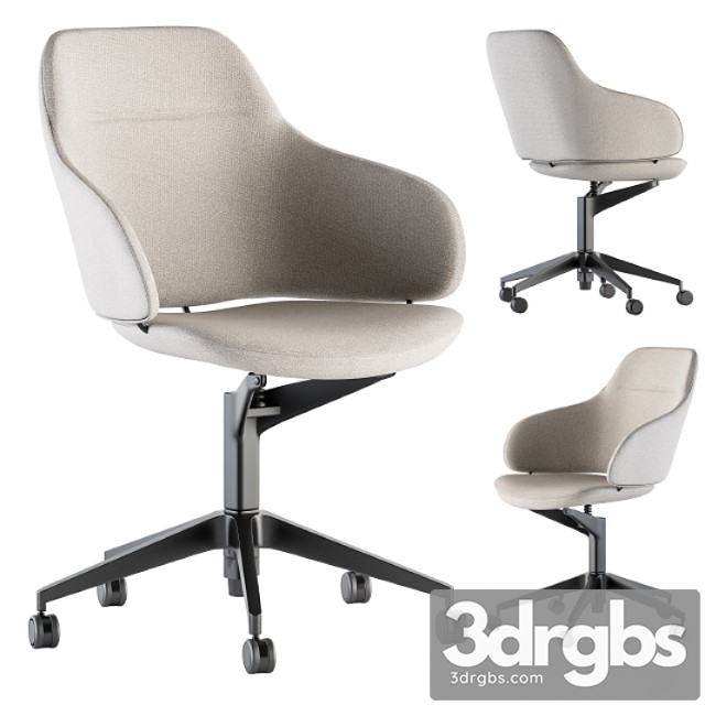 Office Chair Set 13 3dsmax Download - thumbnail 1