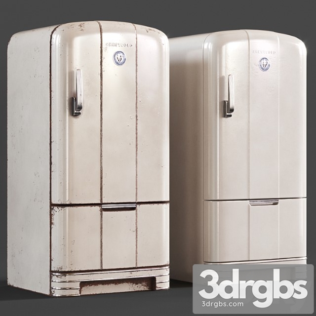Prestcold vintage fridge 2 3dsmax Download - thumbnail 1