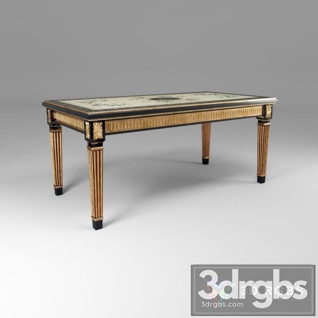 Classic Coffe Table 3dsmax Download - thumbnail 1