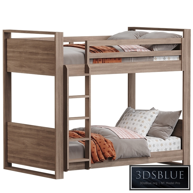 RH | Wyler Bunk Bed 3DS Max - thumbnail 3