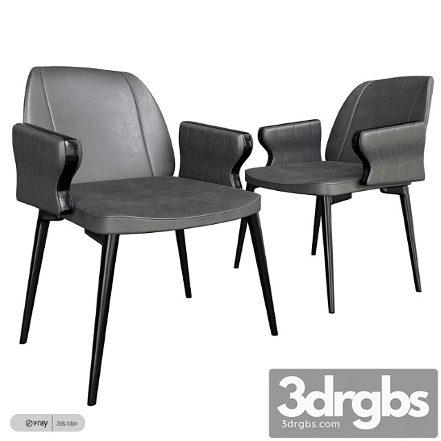 Plate Kristalia Chair 3dsmax Download - thumbnail 1
