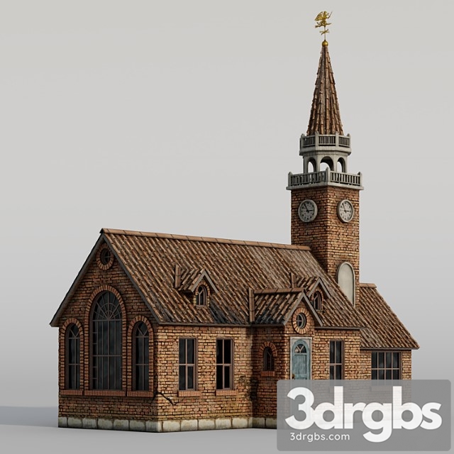 Building Old building 3dsmax Download - thumbnail 1