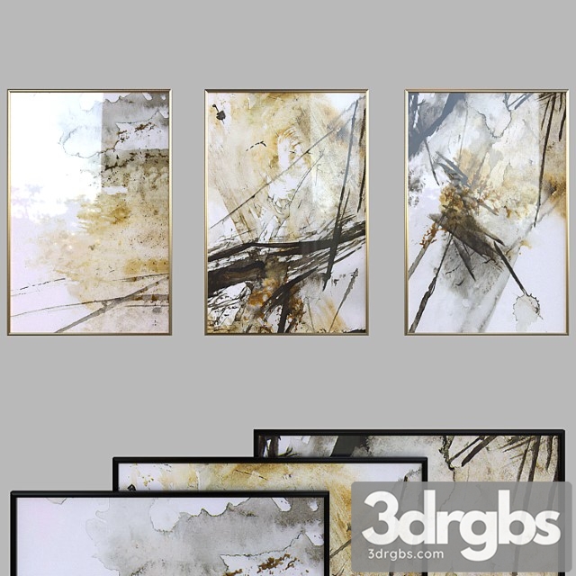 Picture On Canvas With Frame 027 3dsmax Download - thumbnail 1