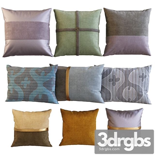 Decorative Pillows 23 3dsmax Download - thumbnail 1