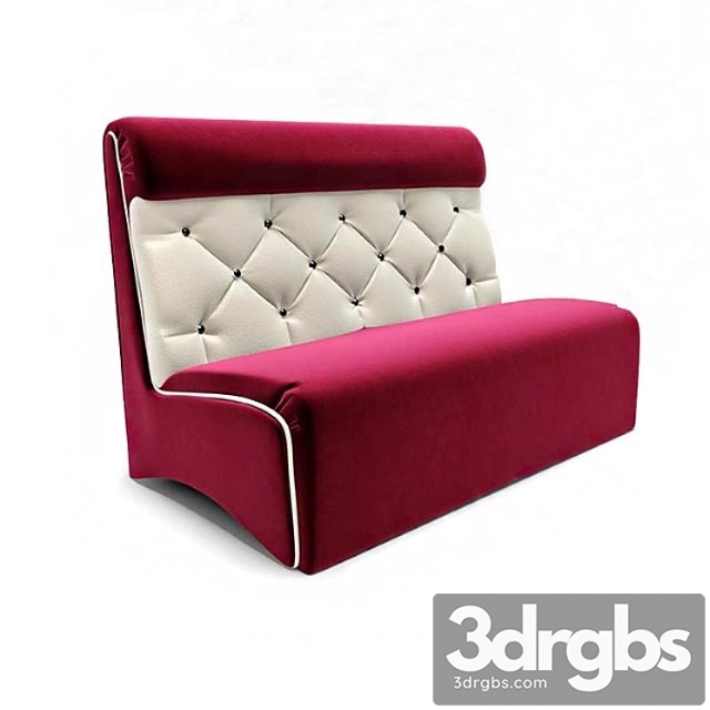 Sofa Pafos Black White 1 3dsmax Download - thumbnail 1