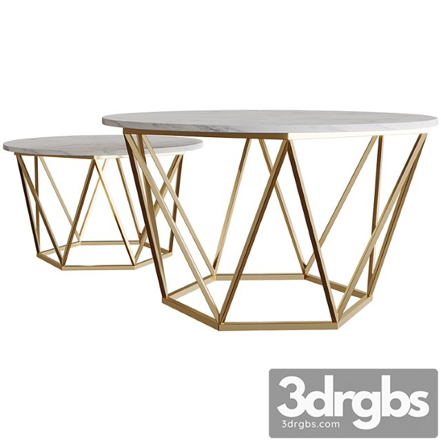 Coffee Table Dimer Coffee Table 3dsmax Download - thumbnail 1