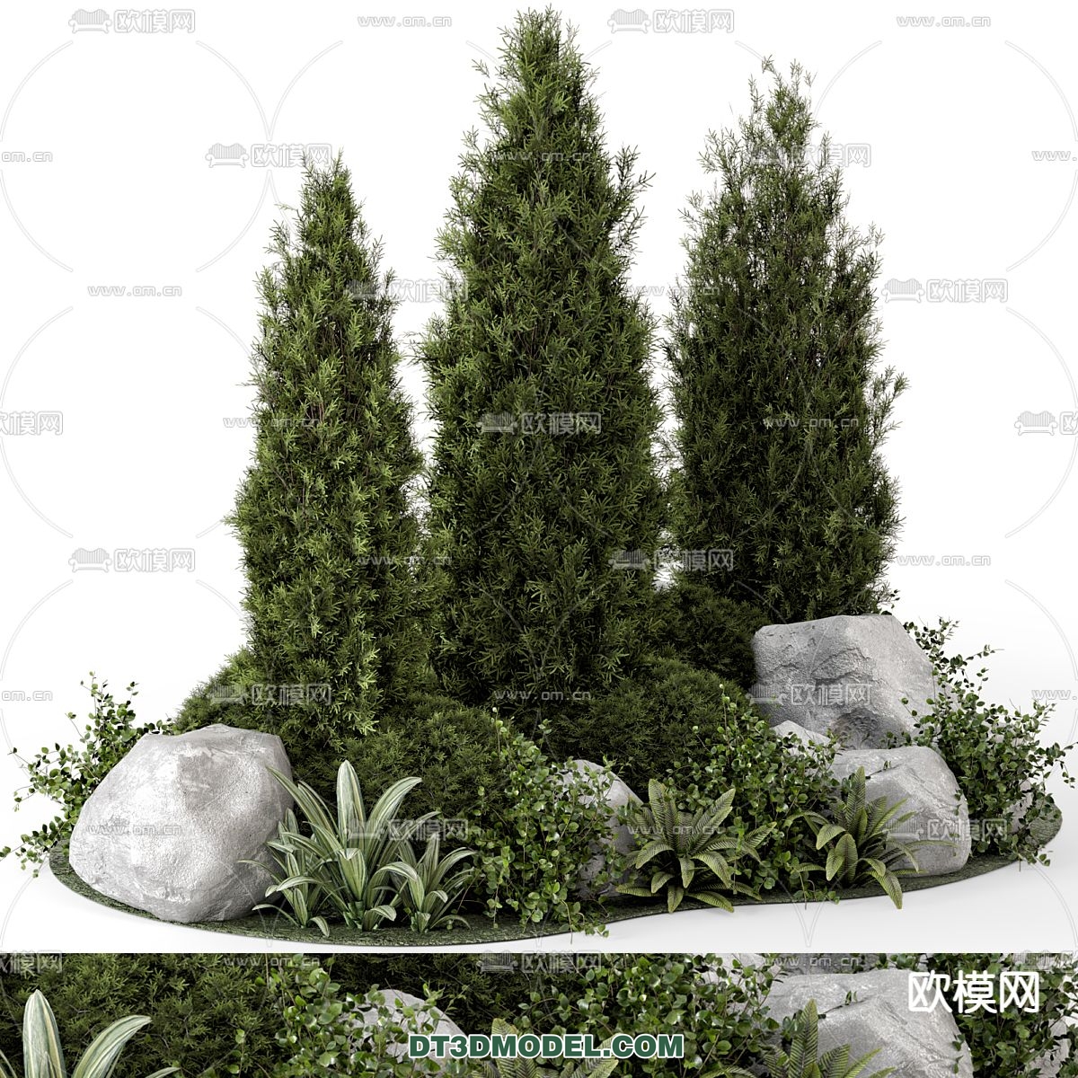 PLANTS – BUSH – VRAY / CORONA – 3D MODEL – 383 - thumbnail 1