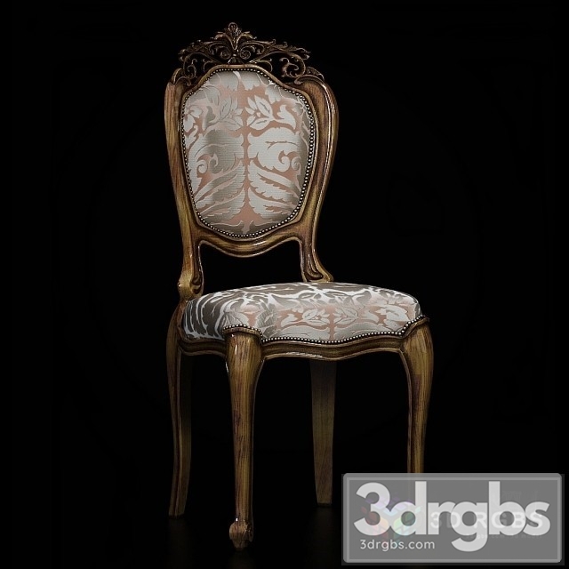 Baroque Chair 3dsmax Download - thumbnail 1