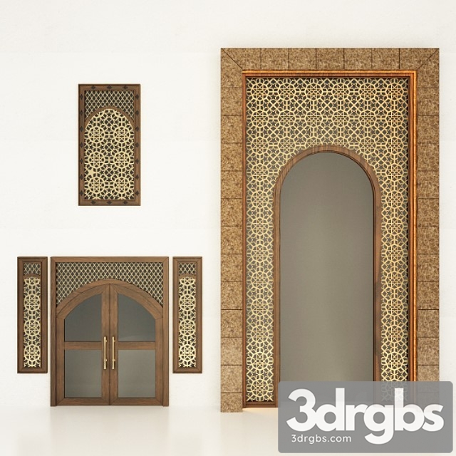 Arch In Geometry Ornament 3dsmax Download - thumbnail 1