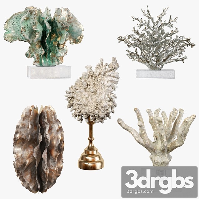 Sculptures Of Coral Reef 01 3dsmax Download - thumbnail 1