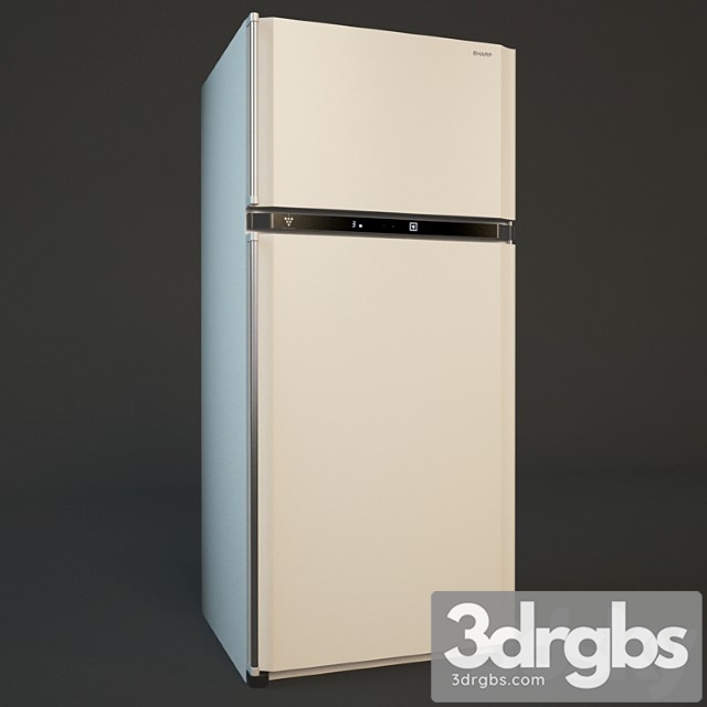 Refrigerator sharp sj-xe700mbe 2 3dsmax Download