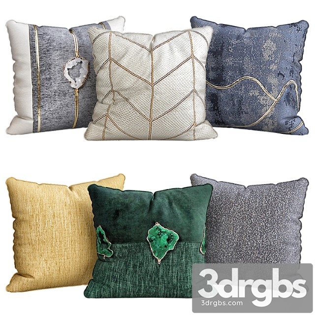 Pillows For Sofa 6 Pieces 146 3dsmax Download - thumbnail 1